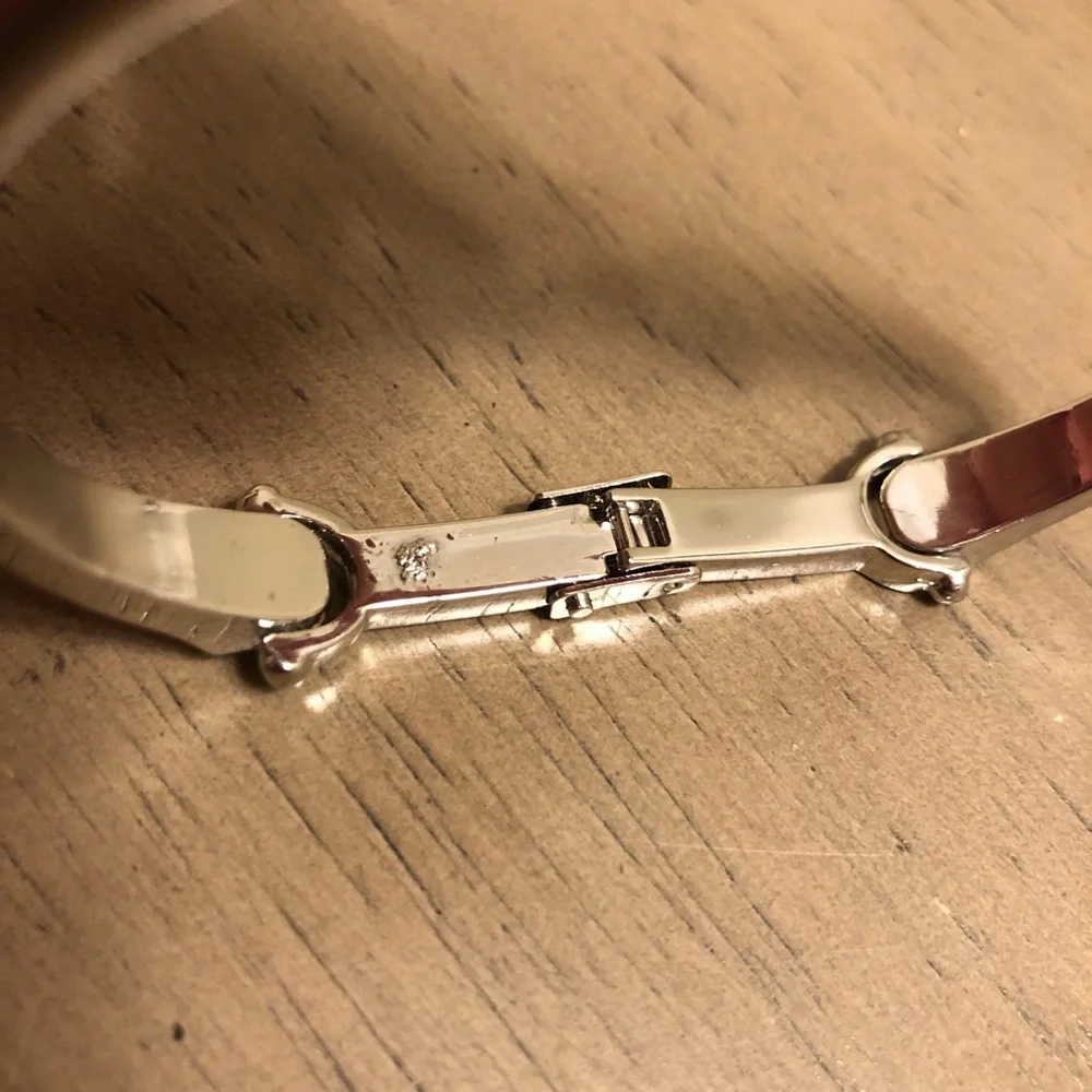 Silver Tone Men's Religious Bracelet